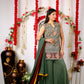 Green Sharara Set