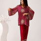 Violetta Luxe Coord Set in Chinon Crepe