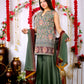 Green Sharara Set